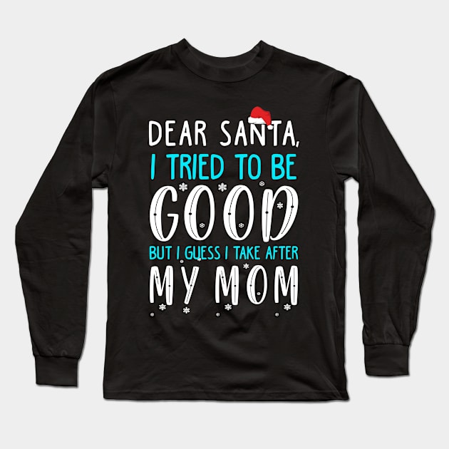 Funny Christmas Sweater For Kids. Long Sleeve T-Shirt by KsuAnn